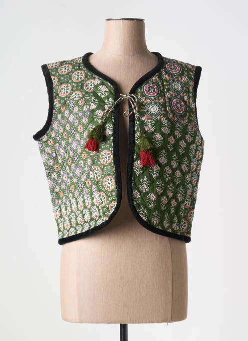 Vestă fără mâneci verde MAMOUCHKA femeie