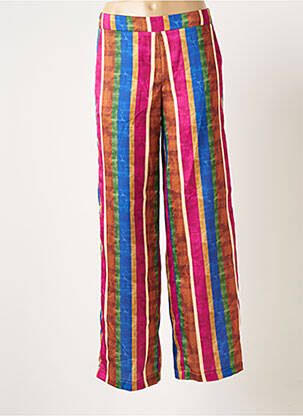 Pantalon larg roz SCARLET ROOS femeie