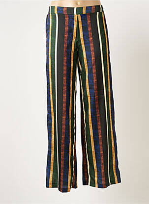 Pantalon larg croială fluidă mărime normală verde SCARLET ROOS femeie