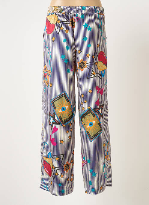 Pantalon larg albastru SCARLET ROOS femeie