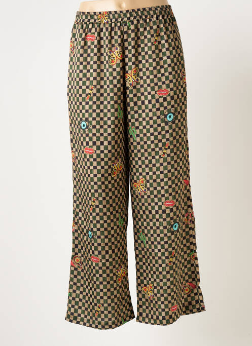 Pantalon larg verde VIE TA VIE femeie