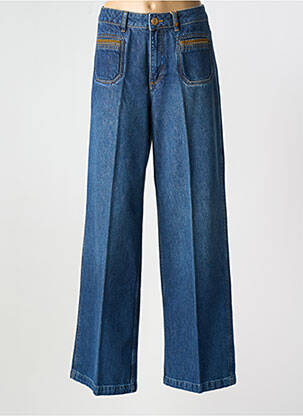 Blugi cu croială largă albastru MOS MOSH femeie