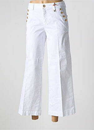 Pantalon 7/8 elasticitate mărime normală alb MOS MOSH femeie