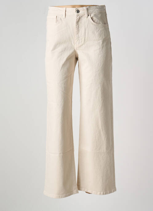 Blugi cu croială evazată bej ONLY femeie