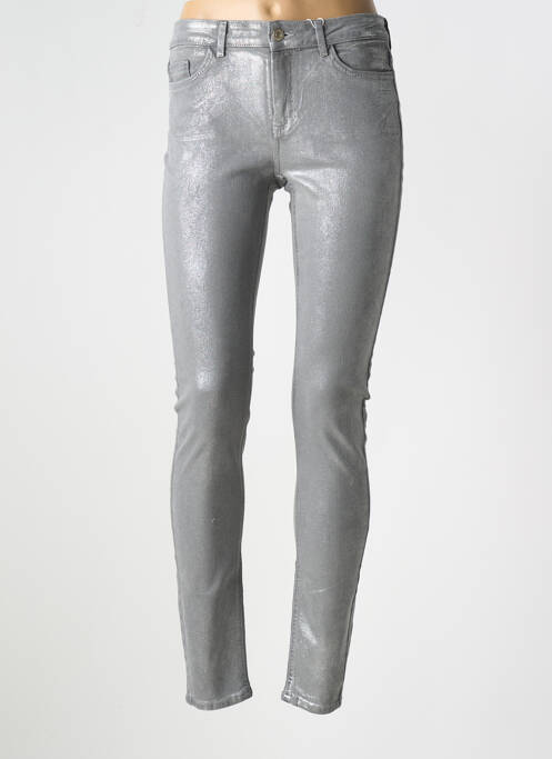 Blugi skinny argintiu ONLY femeie