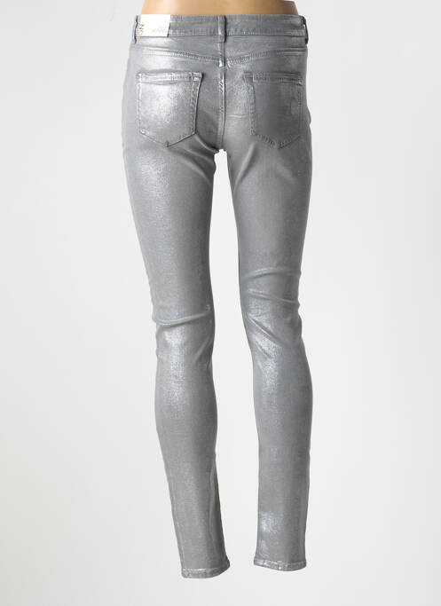 Blugi skinny argintiu ONLY femeie