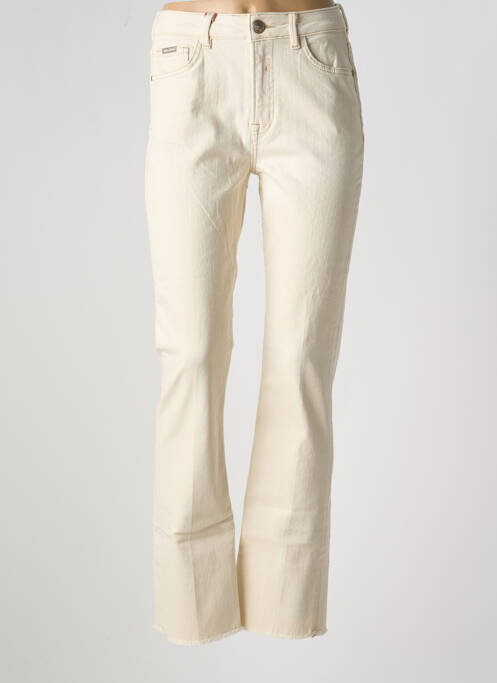 Blugi cu croială dreaptă bej MOS MOSH femeie