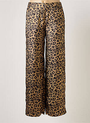 Pantalon larg auriu SCARLET ROOS femeie