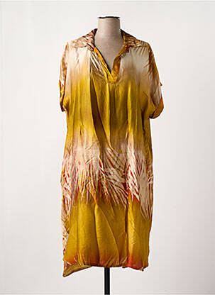 Rochie midi maro NINETTE femeie