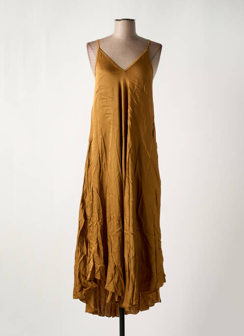 Rochie midi maro NINETTE femeie