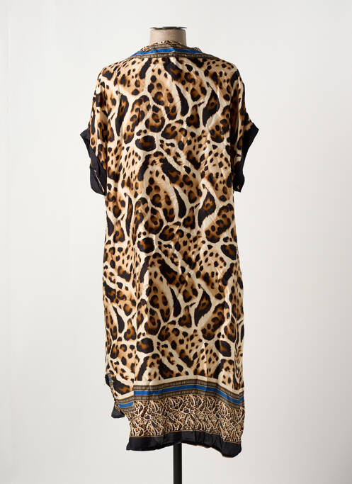 Rochie midi maro NINETTE femeie