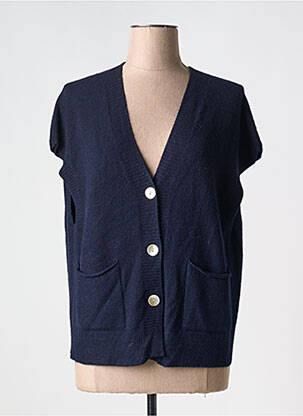 Vestă cu mâneci scurte albastru ALEXANDRE LAURENT femeie