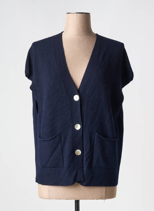 Vestă cu mâneci scurte albastru ALEXANDRE LAURENT femeie