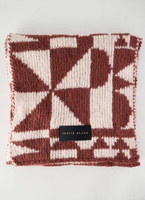 Eșarfă maro SKATÏE femeie