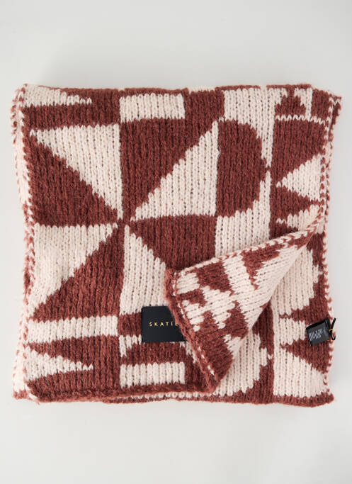 Eșarfă maro SKATÏE femeie