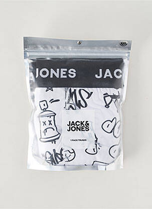 Boxer alb JACK & JONES bărbat