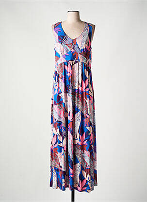 Rochie lungă albastru MASSANA femeie