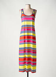 Rochie lungă fără mâneci fără mâneci roz ANTIGEL femme