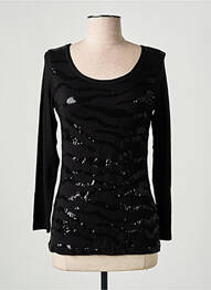 Tricou mâneci lungi mâneci lungi negru JANIRA femeie