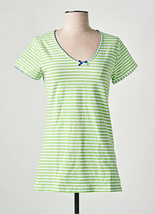 Pijama mâneci scurte verde RINGELLA femeie