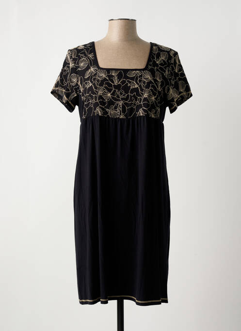 Cămașă de noapte elasticitate negru BARANDI femme