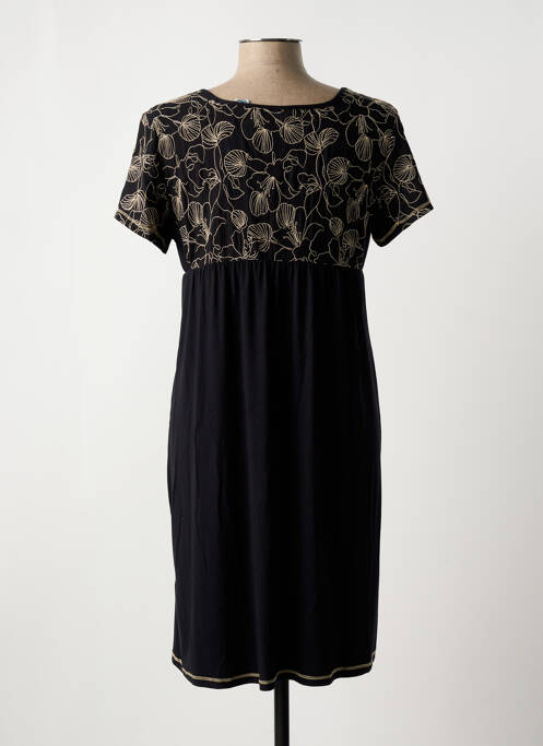 Cămașă de noapte elasticitate negru BARANDI femme