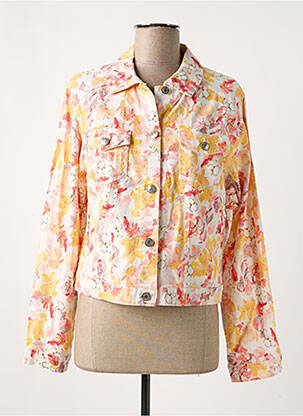 Jachete casual buzunare portocalie AGATHE & LOUISE femeie