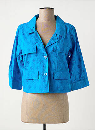 Jachete casual guler tip costum albastru AGATHE & LOUISE femeie