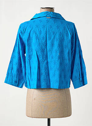 Jachete casual guler tip costum albastru AGATHE & LOUISE femeie