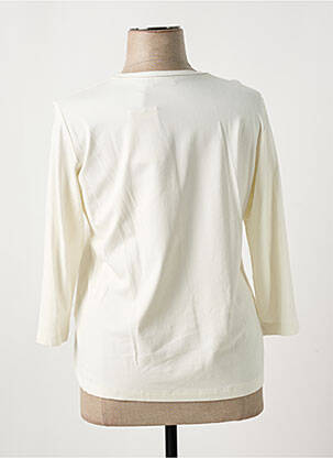 Tricou mâneci 3/4 mâneci 3/4 bej RABE femeie