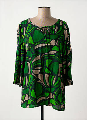 Tunică mâneci lungi verde AGATHE & LOUISE femeie