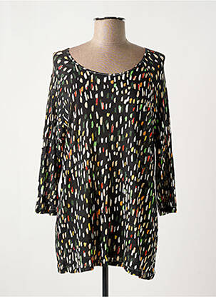 Tunică mâneci lungi negru THALASSA femeie