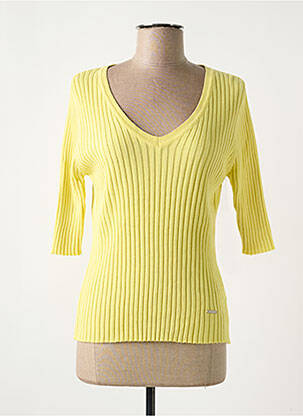 Pulover galben AGATHE & LOUISE femeie