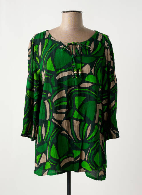 Tunică mâneci lungi verde AGATHE & LOUISE femeie