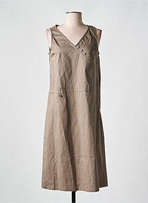 Rochie midi fără mâneci fără mâneci maro AGATHE & LOUISE femeie
