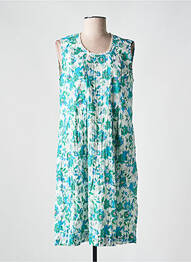 Rochie midi imprimeu floral fără mâneci albastru AGATHE & LOUISE femeie