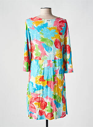 Rochie midi croială fluidă mâneci lungi albastru AGATHE & LOUISE femeie