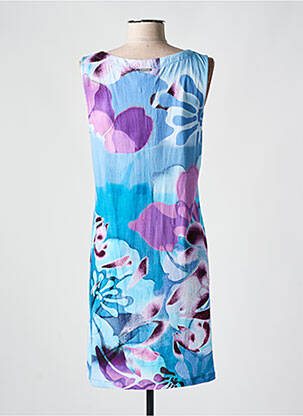 Rochie midi croială fluidă fără mâneci albastru AGATHE & LOUISE femeie