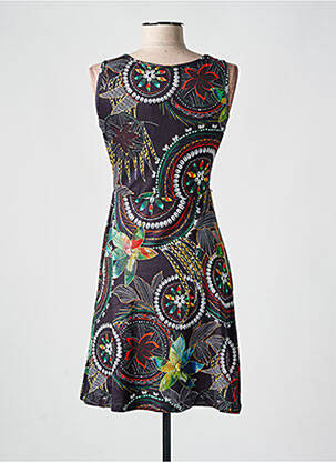 Rochie scurtă fără mâneci fără mâneci negru COLINE femeie
