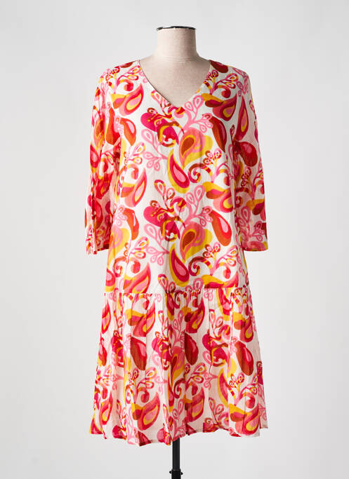 Rochie midi roz AGATHE & LOUISE femeie