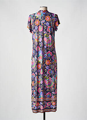 Rochie lungă mâneci scurte mâneci scurte violet TINTA STYLE femeie