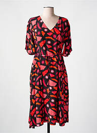 Rochie midi mâneci 3/4 mâneci 3/4 negru AGATHE & LOUISE femeie