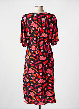 Rochie midi mâneci 3/4 mâneci 3/4 negru AGATHE & LOUISE femeie