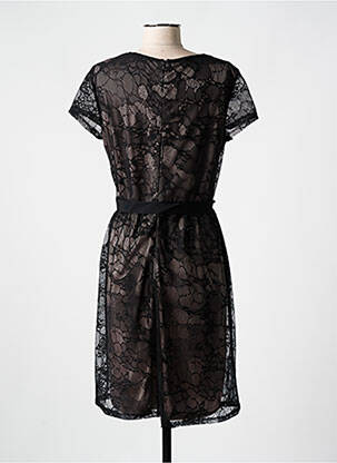 Rochie midi închidere cu fermoar la spate mâneci scurte negru BETTY BARCLAY femeie