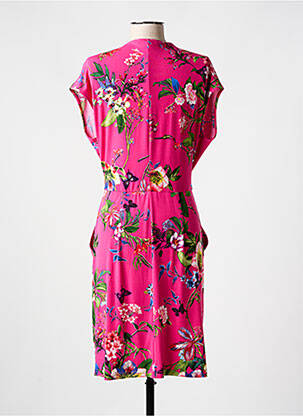 Rochie midi imprimeu floral mâneci scurte roz BETTY BARCLAY femeie