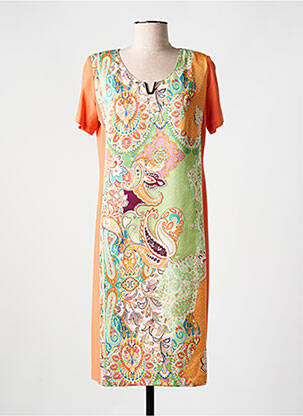 Rochie midi portocaliu SAN FRANCISCO femeie