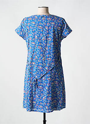 Rochie scurtă mâneci scurte mâneci scurte albastru AGATHE & LOUISE femeie