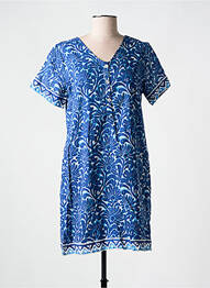 Rochie scurtă mâneci scurte mâneci scurte albastru AGATHE & LOUISE femeie