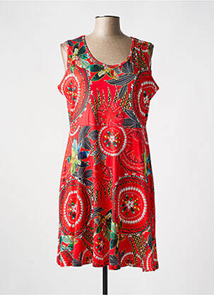 Rochie midi roșu COLINE femeie