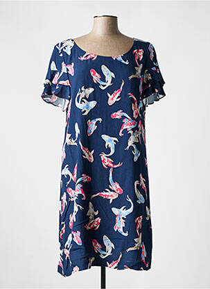 Rochie scurtă albastru DIVAS femeie